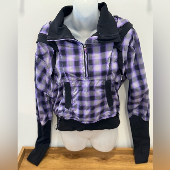 LULULEMON Run: Reflection Pullover running jacket cropped 6 - Picture 2 of 7